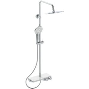 Ideal Standard Ceratherm S200 Colonna doccia soffione tondo con termostatico esterno doccia