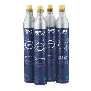 Grohe Originale Bombola Co2 Purezza 99,9% Da 425 Grammi Kit 4 Bombole - 40422000