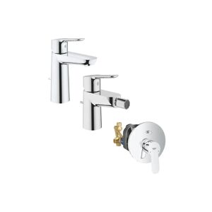 Set Miscelatori Grohe Bauedge Lavabo Bidet E Doccia Incasso Con Deviatore