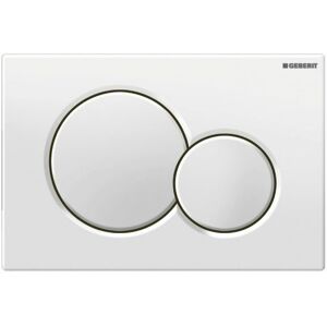 Geberit SIGMA01 PLACCA BIANCA DOPPIO PULSANTE 115.770.11.5