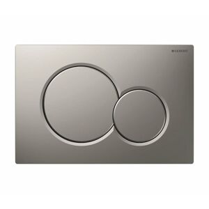 Geberit SIGMA01 PLACCA CROMO SATINATO DOPPIO PULSANTE 115.770.46.5