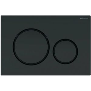 Geberit SIGMA20 PLACCA DI COMANDO DOPPIO TASTO NERO OPACO/NERO 115.882.16.1