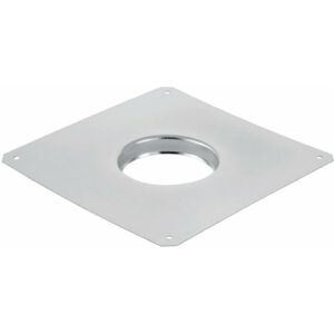 Geberit BORDO PIATTO IN RAME STAGNATO 25X25 CM PER SIFONE A PAVIMENTO 388.123.24.1