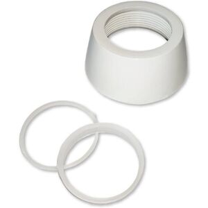 ​Kariba KARIBA KIT DADONE COMPLETO DN. 50 MM. BIANCO PER CASSETTE ESTERNE DI RISCIACQUO 214031