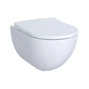 Geberit ACANTO VASO WC SOSPESO A CACCIATA RIMFREE CON SEDILE CHIUSURA RALLENTATA BIANCO 500.606.01.2