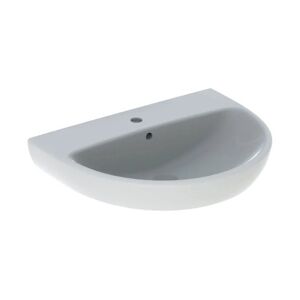 Geberit SELNOVA LAVABO 65 CM. MONOFORO IN VETROCHINA BIANCO 500.297.01.7