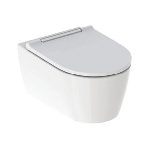 Geberit ONE VASO WC SOSPESO SOSPESO A CACCIATA TURBOFLUSH CON SEDILE BIANCO KERATECT 500.202.01.1