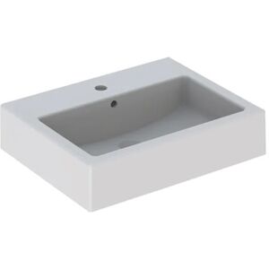 Geberit CLOSER LAVABO 60 CM. CON BACINO INTERNO RETTANGOLARE IN GRES PORCELLANATO BIANCO 500.855.00.1