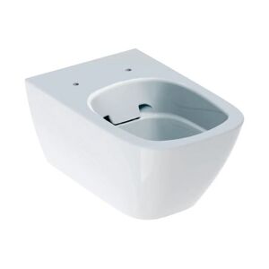 Geberit SMYLE SQUARE VASO SOSPESO RIMFREE A CACCIATA CON FISSAGGIO NASCOSTO BIANCO 500.208.01.1