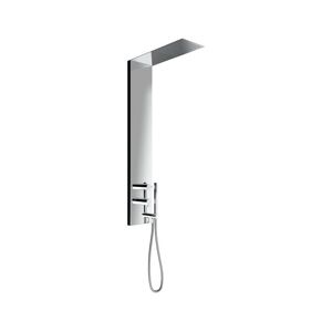 Ercos SQUARE COLONNA DOCCIA IN ACCIAIO INOX CON MISCELATORE CROMO BNCOLCQMIX0002