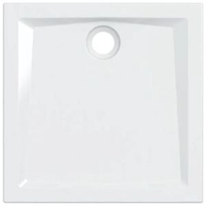 Geberit PIATTO DOCCIA QUADRATO 80X80 H.6 CM. TIPO 60 BIANCO IN GRES FINE PORCELLANATO 550.028.00.1