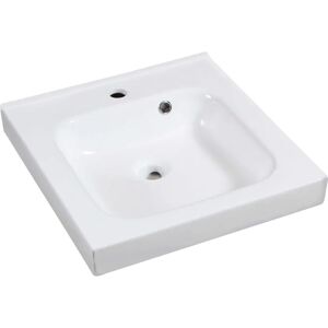 SENSEA Lavabo consolle rettangolare Remix L 46 x P 49 x H 14 cm in ceramica bianco