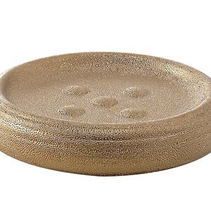GEDY Porta sapone Astrid oro 12 cm x 3 cm in ceramica