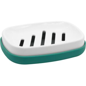 SENSEA Porta sapone Easy verde/ bianco 13.3 cm x 3 cm in abs