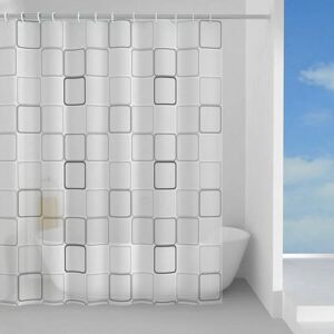GEDY Tenda doccia Domino in peva grigio L 180 x H 200 cm