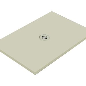 Leroy Merlin Piatto doccia in ceramica extra slim 80 x 80 cm crema