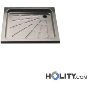 Piatto Doccia In Acciaio Inox 80x80 Cm H679_06