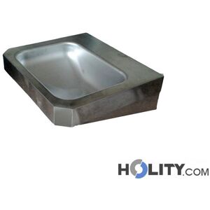 Lavabo In Acciaio Inox Rettangolare H679_14