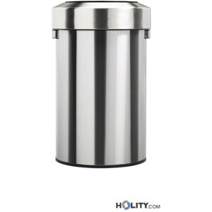 Cestino Con Coperchio Basculante Inox 60 Lt H86_192