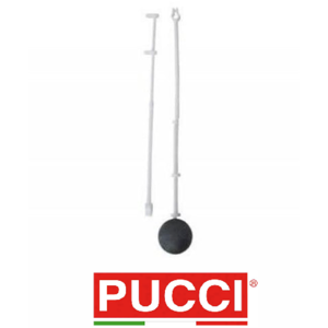 Pucci Gruppo completo sfera con astina ricambio originale 80006261 Conf. 3 pezzi