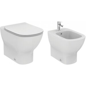 Ideal Standard Filo Parete Tesi Wc Aquablade Bidet Sedile Slim Soft-Close Bianco Seta