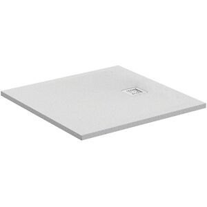 Ideal Standard Doccia Quadrato Ultra Flat S 80x80 Cm Bianco Finitura Effetto Pietra K8214fr