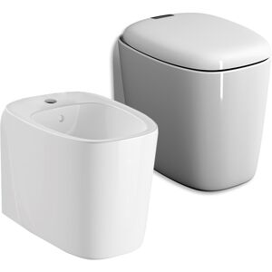 VITRA Sanitari filo muro  wc rimless e bidet a terra