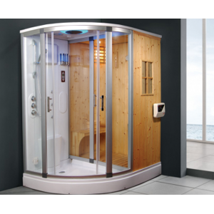 Arredo Casa Facile Cabina Idromassaggio Sauna Finlandese Bagno Turco 170x130 Ozono Stufa