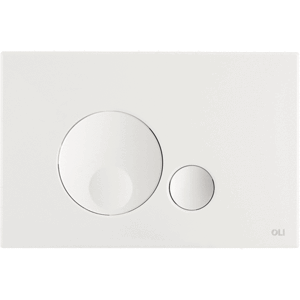 Placca Doppio Tasto Oli Globe bianco (OL0152949)