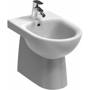 Bidet A Pavimento Geberit Selnova Filo Muro Bianco Lucido (500.289.01.7)