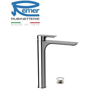 Remer Miscelatore Monocomando Remer Infinity I 10l Per Lavabo Alto Con Scarico Click-Clack