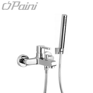 Miscelatore Monocomando Paini Arena Vasca Esterno Con Kit Doccia Fisso 92cr100