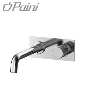 Paini Miscelatore Lavabo A Muro Cox Grip 7gcr208p Con Piastra