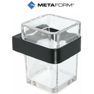 Metaform Porta Spazzolini Serie 25 Nero - 105g12001