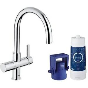 Grohe Miscelatore Lavello Monocomando Blue Pure Cromato Con Filtro Acqua