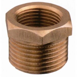 Guidi Nipless di riduzione maschio femmina 1/2x3/8 Bronzo