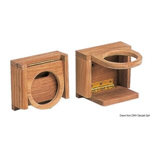 ARC Marine Portabicchiere, portalattine ARC Porta bicchiere parete teak