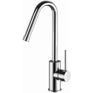 PAFFONI Miscelatore lavabo con canna orientabile e scarico automatico serie Light LIG977CR Cromato Ottone