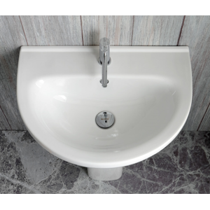 CERAMICA GLOBO Lavabo in ceramica 55x45 cm Globo Grace GRN55BI Bianco Ceramica Standard