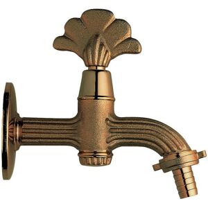 IDRAL Rubinetto artistico per fontanelle finitura bronzo spazzolato 005/PN-BR Cromato Ottone