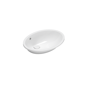 CERAMICA GLOBO Lavabo sottopiano in ceramica 57x43 cm Globo Sibari VA018BI Bianco Ceramica