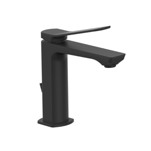 PAFFONI Miscelatore lavabo con scarico automatico serie Tilt TI075NO Nero opaco Ottone