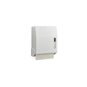 ratioform Dispenser per 600 asciugamani ripiegati, 320 x 285 x 130 mm, richiudib., bianco