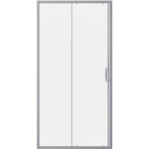 Tecnomat PORTA DOCCIA AGILE SCORREVOLE 117-120 cm H190 cm VETRO TRASPARENTE 4mm PROFILI BIANCHI