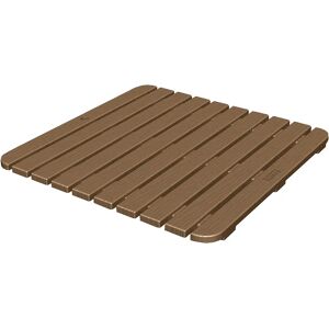 Tecnomat PEDANA DOCCIA 55x55 cm IN POLIPROPILENE MARRONE PER PIATTI 70x70 cm E 80x80 cm