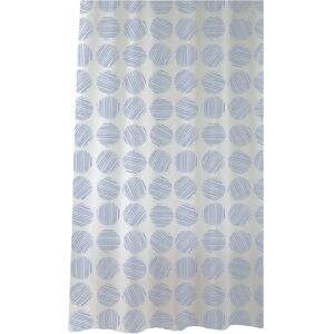 Tecnomat TENDA DOCCIA CERCHI BLU IN POLIESTERE 240x200 cm (LxH)