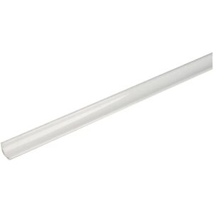 Tecnomat COPRIFILO ANGOLARE PVC BIANCO KIT DOCCIA 2 BARRE 125 cm TAGLIO DUE VIE