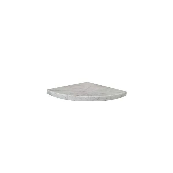 aleda stone easy shelf mensola doccia multiuso angolare a scomparsa in marmo naturale bianco mat codice prod: bcaas1ma18