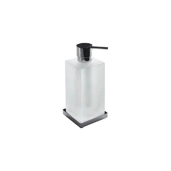 colombo design look dispenser appoggio vetro acidato cromato codice prod: b93170bm-cr