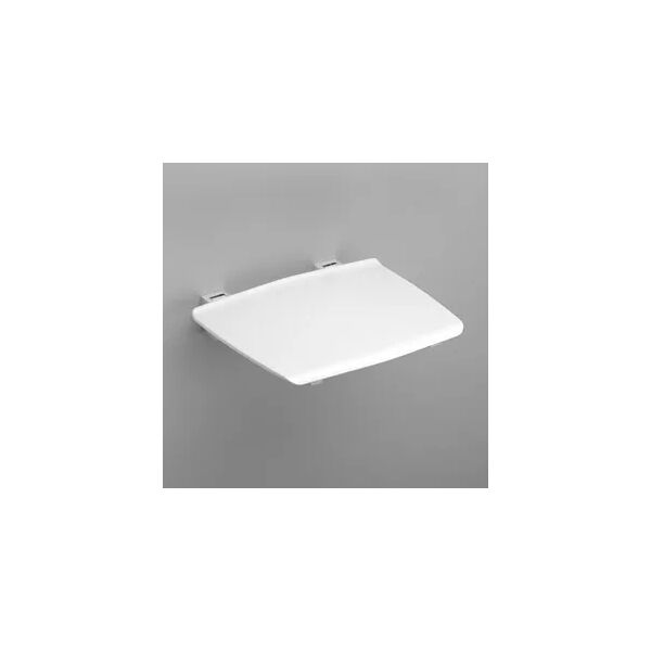 koh-i-noor sedile doccia ribaltabile 32,5x32,5 alluminio lucido bianco codice prod: 5469kv